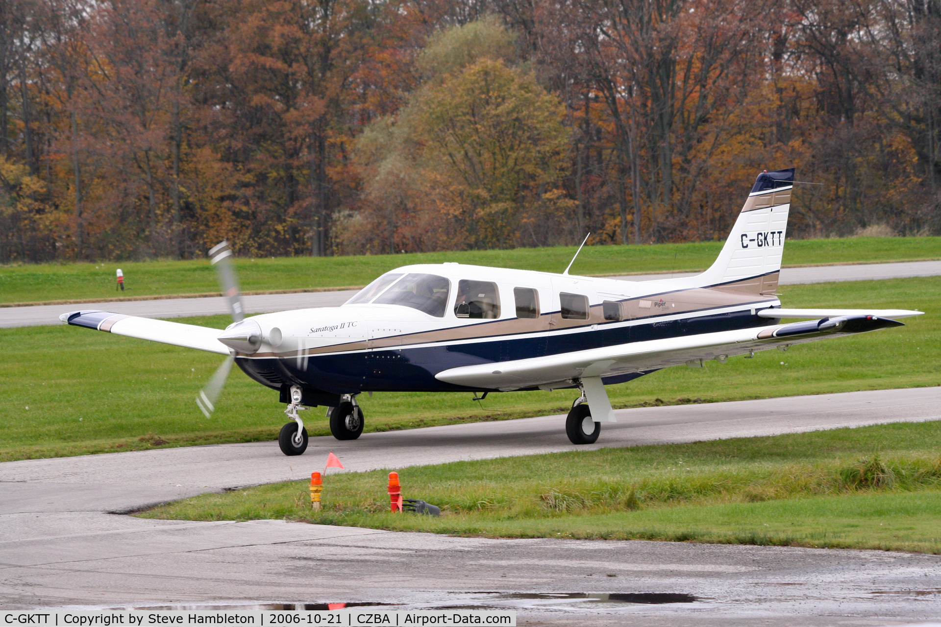 C-GKTT, 1999 Piper PA-32R-301T Turbo Saratoga C/N 3257130, At Burlington Airpark