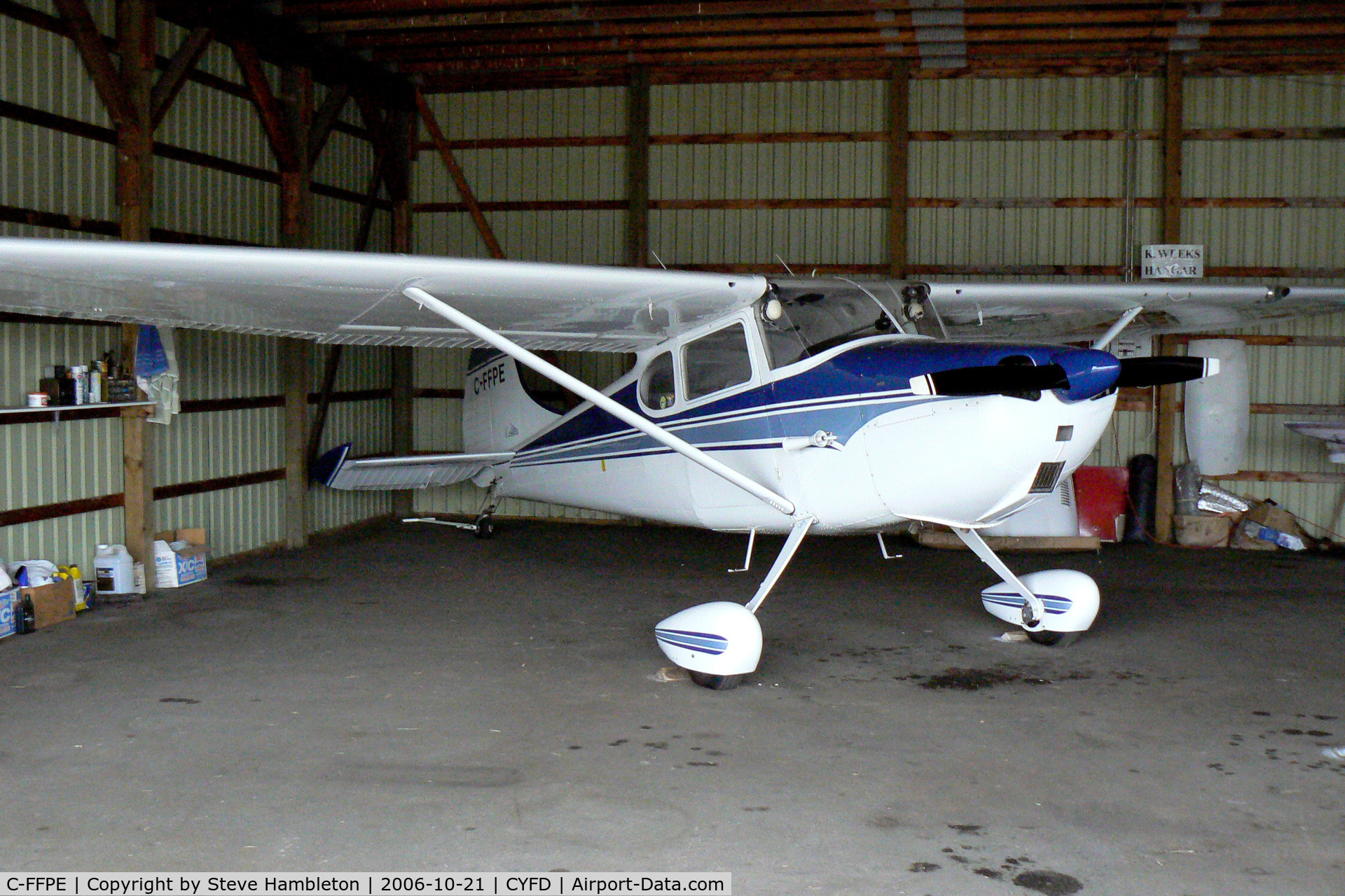 C-FFPE, 1953 Cessna 170B C/N 25573, At Brantford Municipal