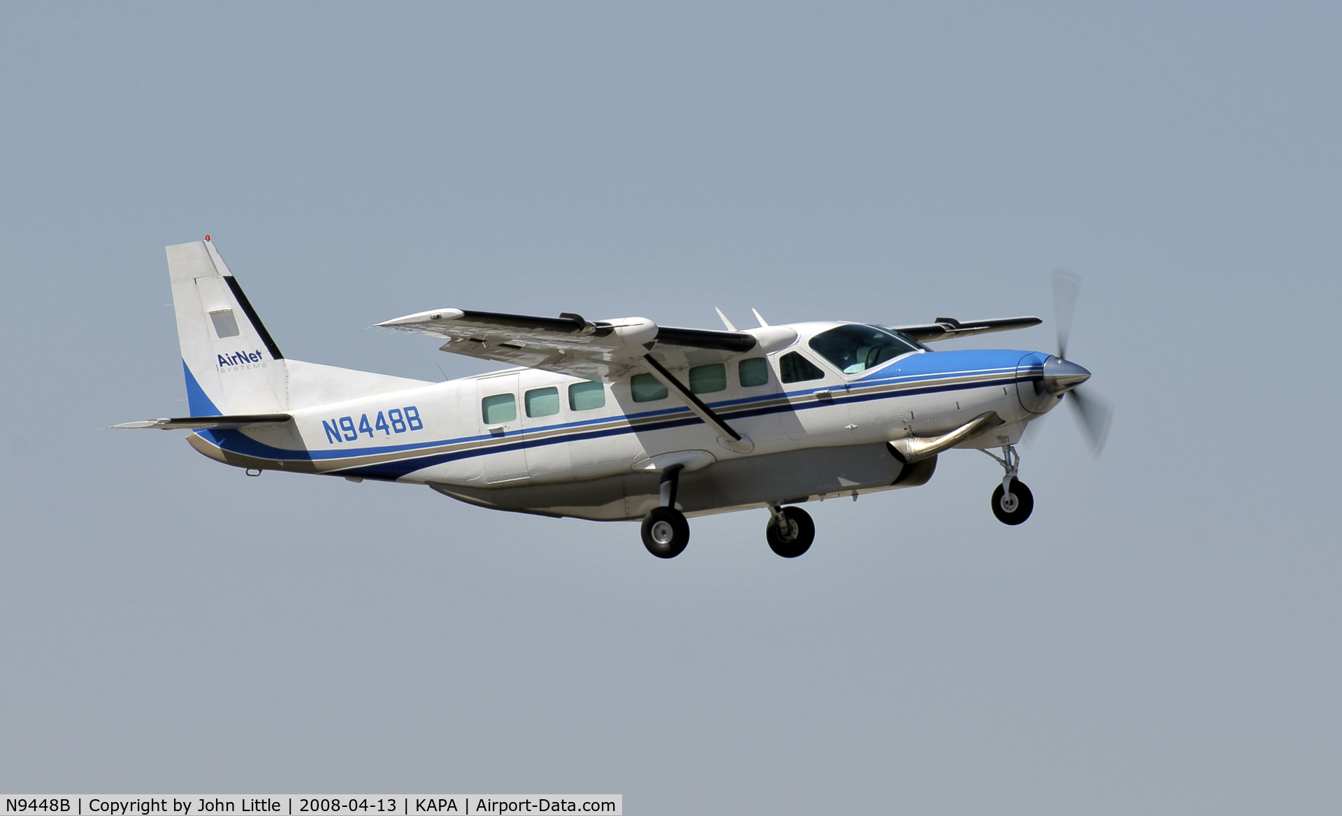 N9448B, 1988 Cessna 208B C/N 208B0121, Take-off 35R