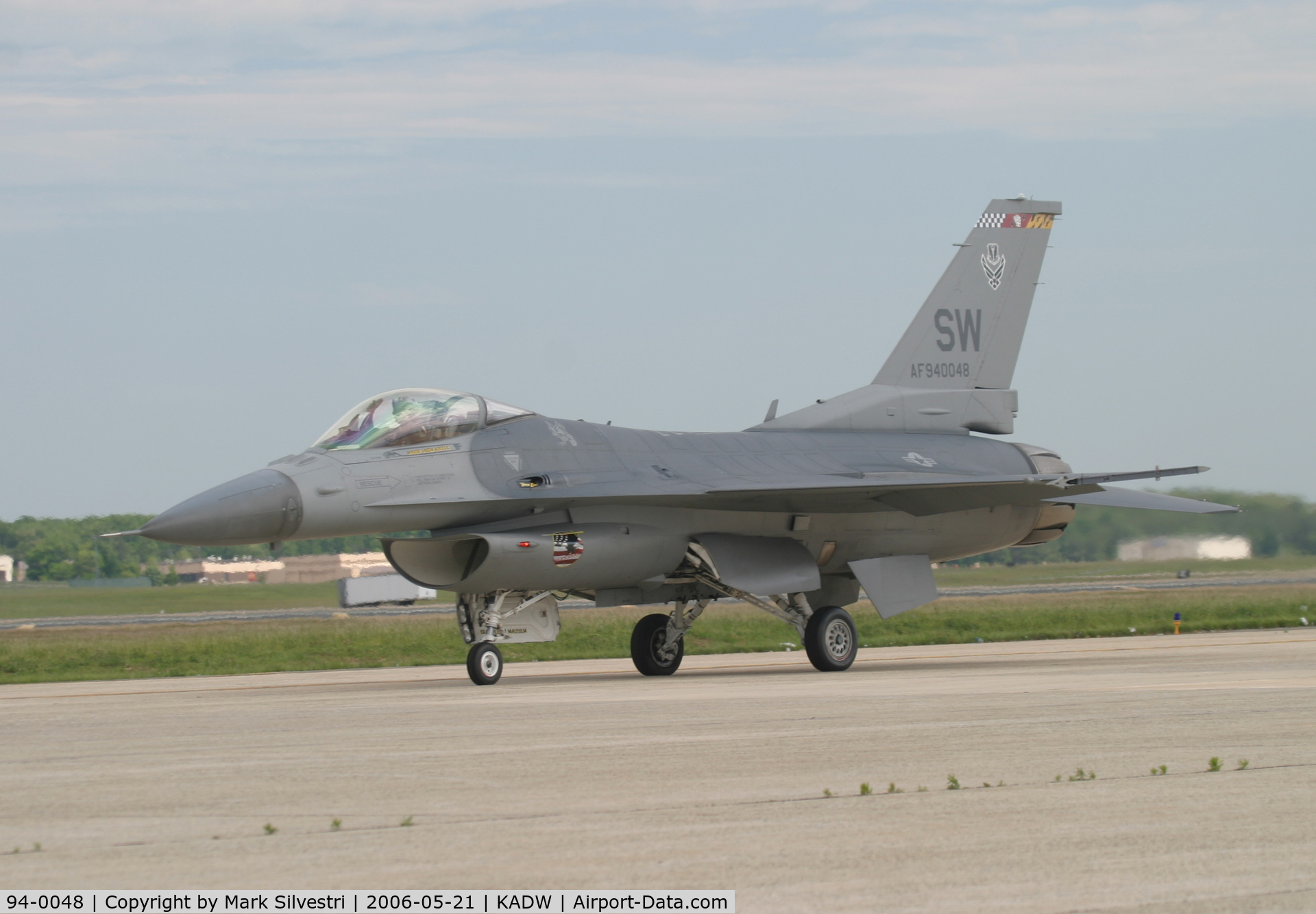 94-0048, 1994 Lockheed F-16C Fighting Falcon C/N CC-200, Andrews AFB 2006