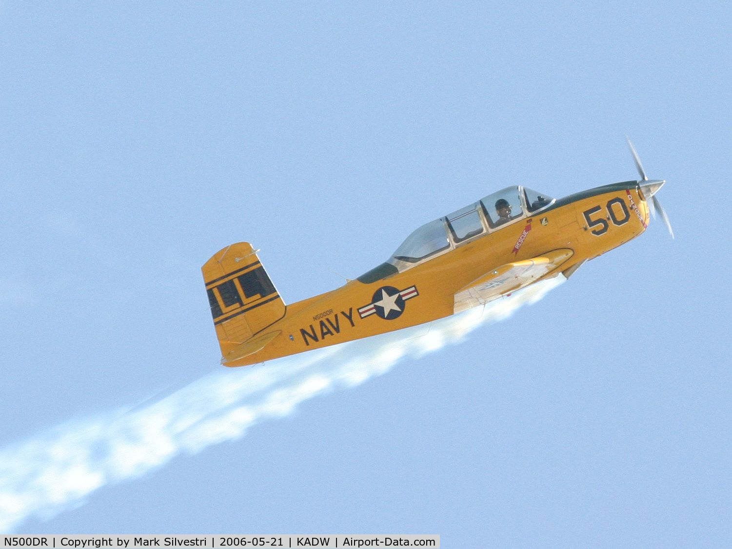 N500DR, 1954 Beech T-34A (A45) Mentor Mentor C/N G-31, Andrews AFB 2006