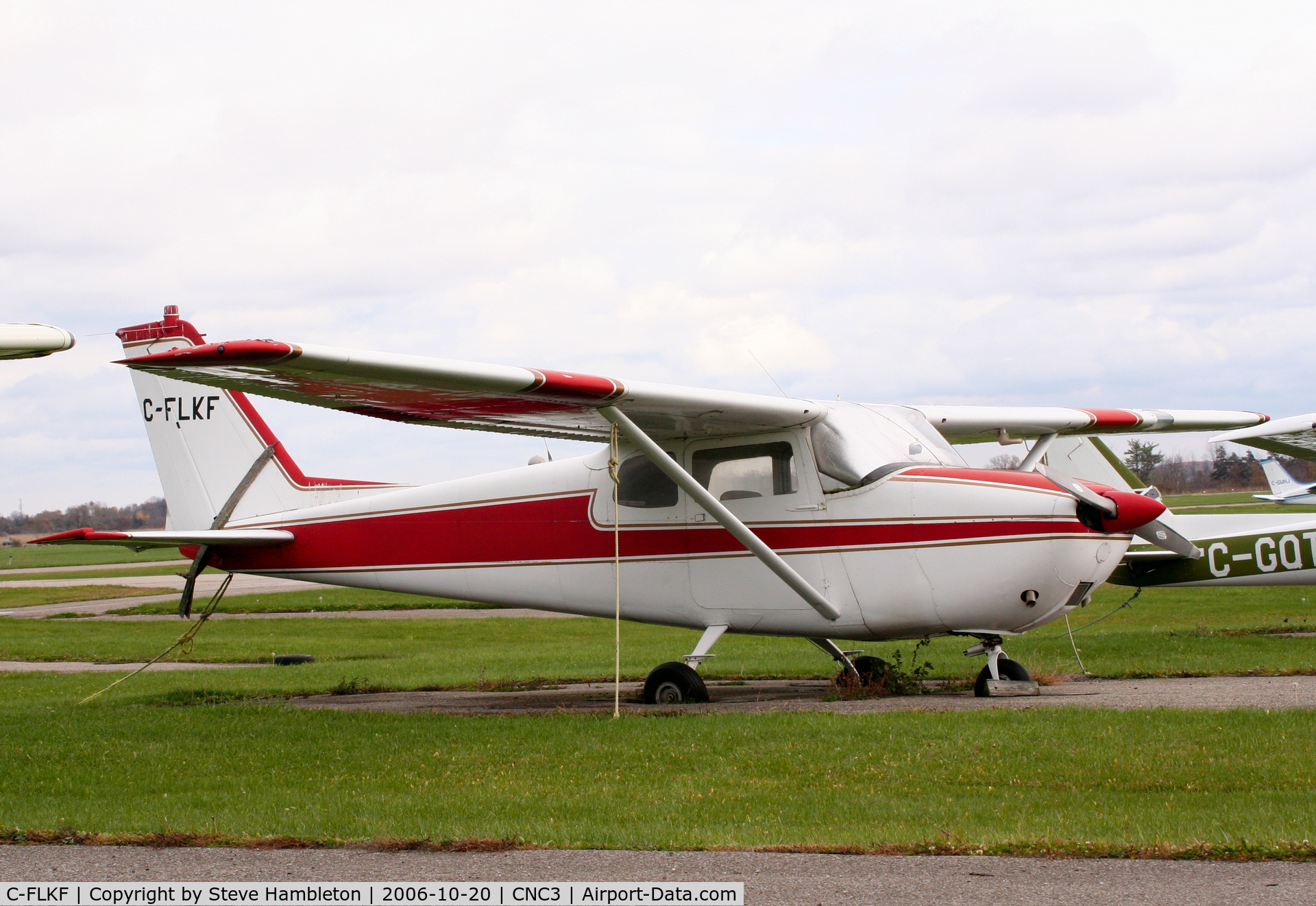 C-FLKF, 1959 Cessna 172C C/N 17249091, At Brampton Ontario