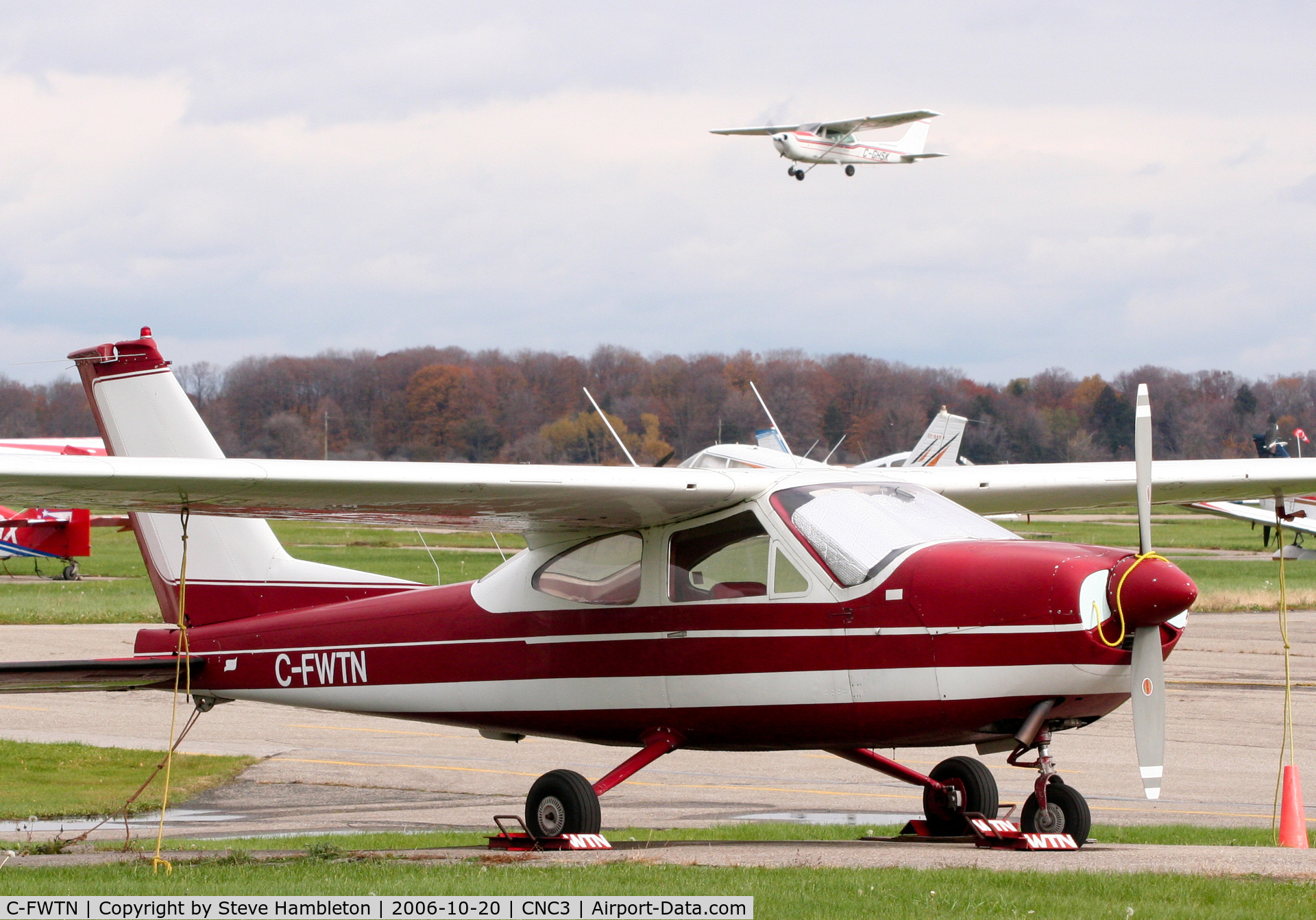 C-FWTN, 1968 Cessna 177 Cardinal C/N 17700924, At Brampton Ontario