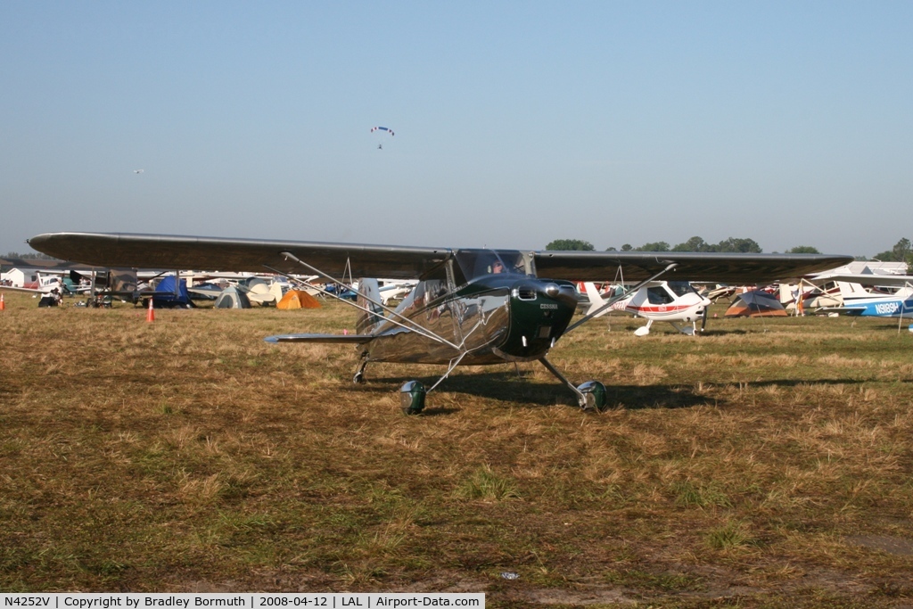 N4252V, 1948 Cessna 170 C/N 18608, Taken at the 2008 Sun-N-Fun Fly-In.