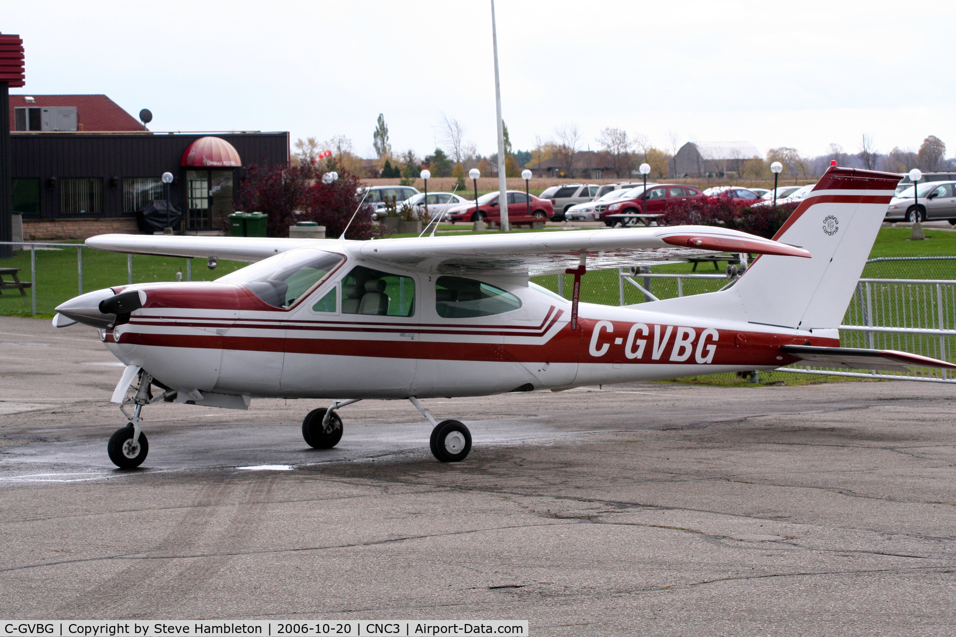 C-GVBG, 1975 Cessna 177RG Cardinal C/N 177RG0779, At Brampton Ontario