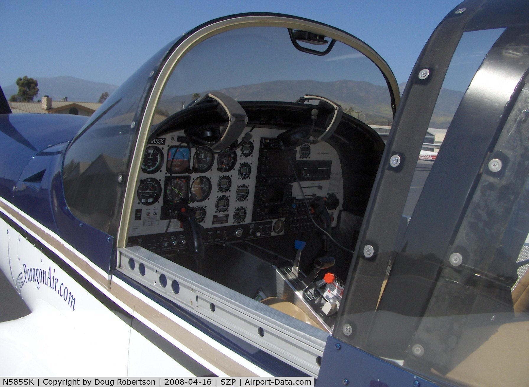 N585SK, 2003 Lanshe Aerospace Llc MAC-145B C/N 260013, 2003 Lanshe Aerospace LLC MAC-145B (Micco SP26A for Aerobatic), Lycoming IO-540-T4B5 260 Hp, good panel with partial glass panel