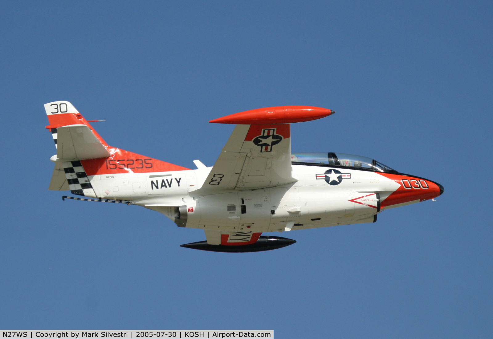 N27WS, North American T-2B Buckeye C/N 310-30, Oshkosh 2005