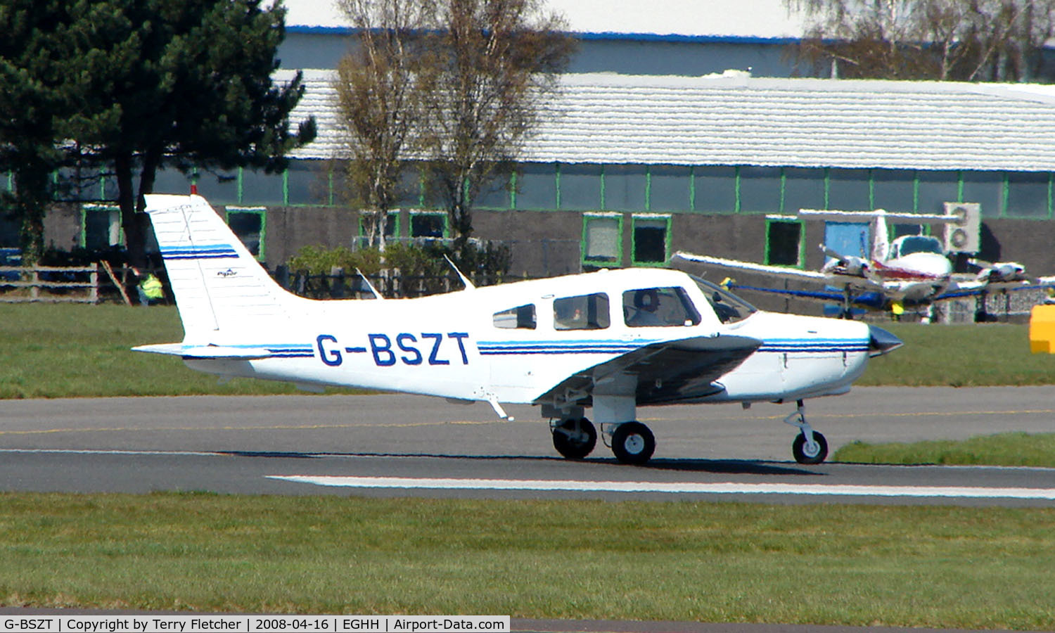 G-BSZT, 1981 Piper PA-28-161 Warrior II C/N 28-8116027, Piper Pa-28-161 at Bournemouth