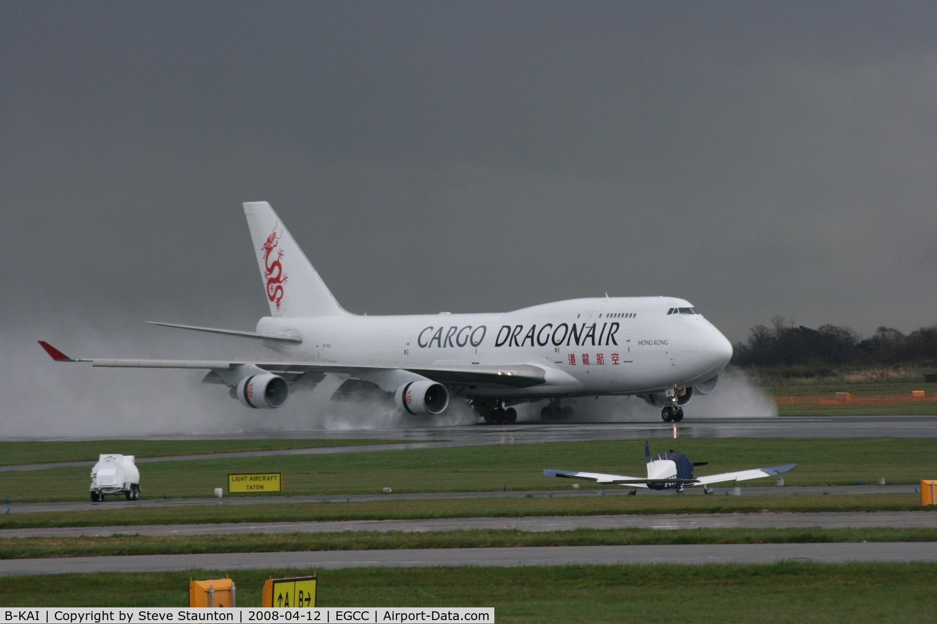 B-KAI, 1994 Boeing 747-412 C/N 27217, Taken at Manchester Airport on a typical showery April day