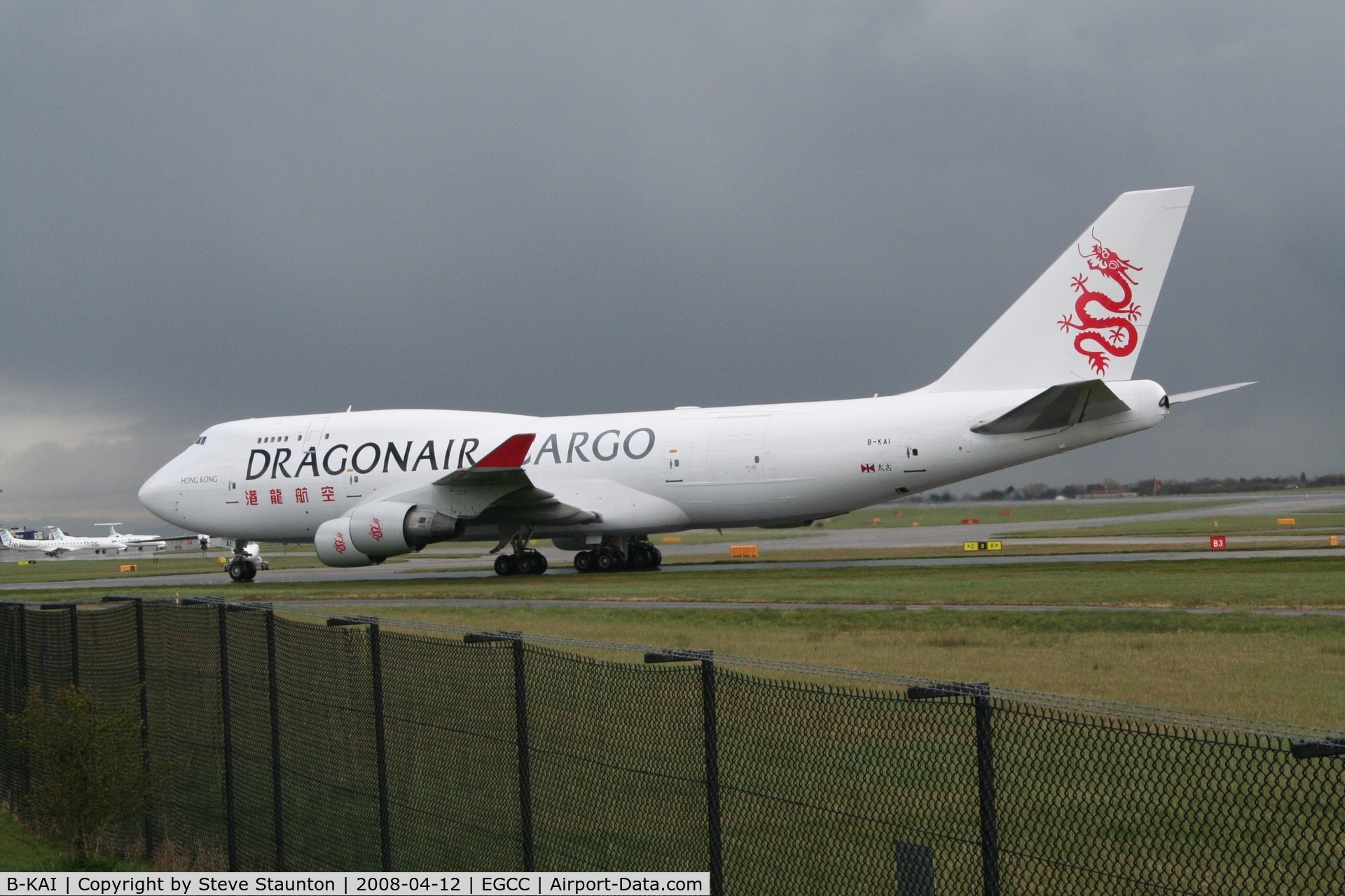 B-KAI, 1994 Boeing 747-412 C/N 27217, Taken at Manchester Airport on a typical showery April day