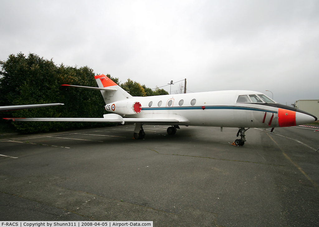 F-RACS, Dassault Falcon (Mystere) 20 C/N 22, Stored and used as an instructional airframe at CFA of Bonneuil-en-France