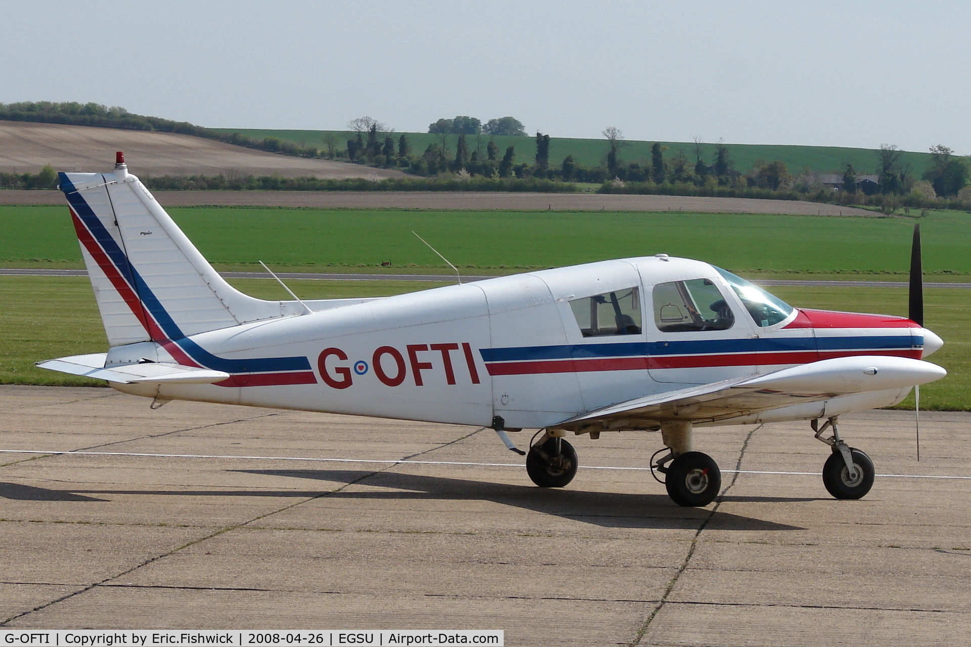 G-OFTI, 1972 Piper PA-28-140 Cherokee C/N 28-7325201, 2. G-OFTI at Duxford