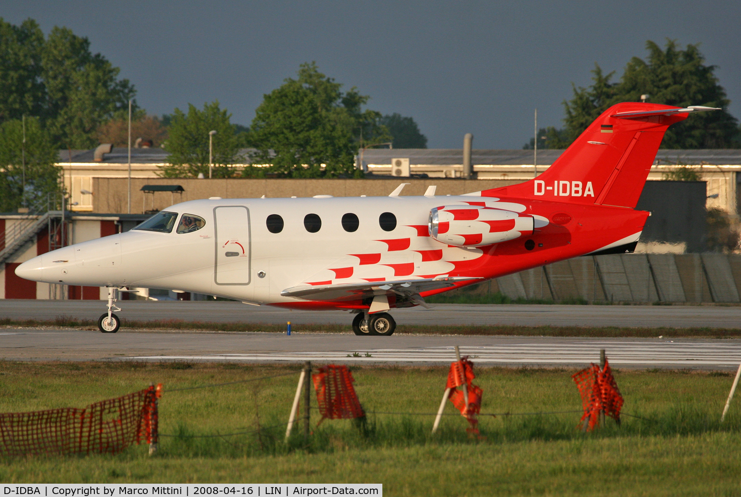 D-IDBA, 2006 Raytheon 390 Premier 1A C/N RB-164, Departing from Milano Linate