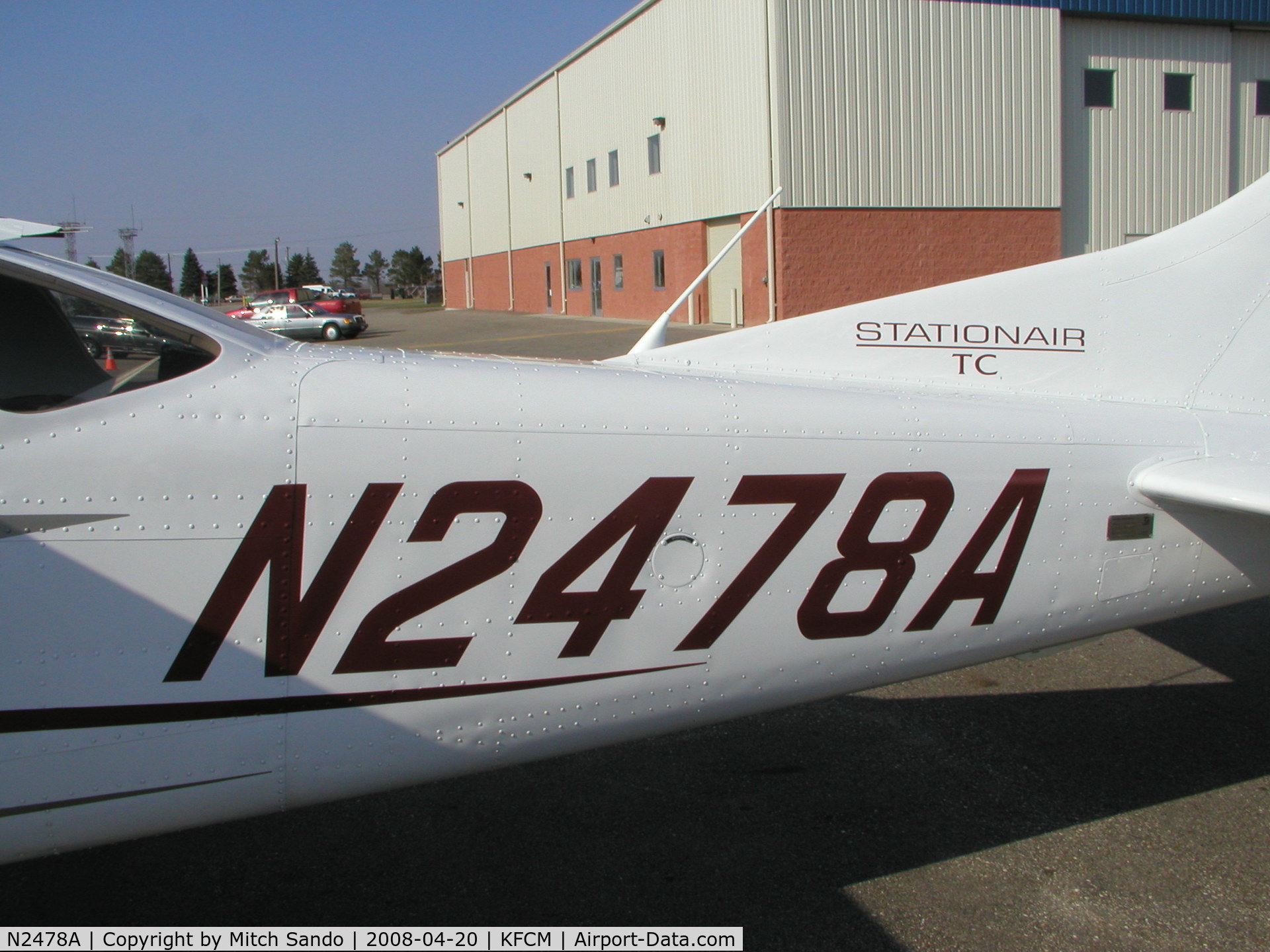 N2478A, 2007 Cessna T206H Turbo Stationair C/N T20608763, Parked on the ramp at ASI Jet Center.