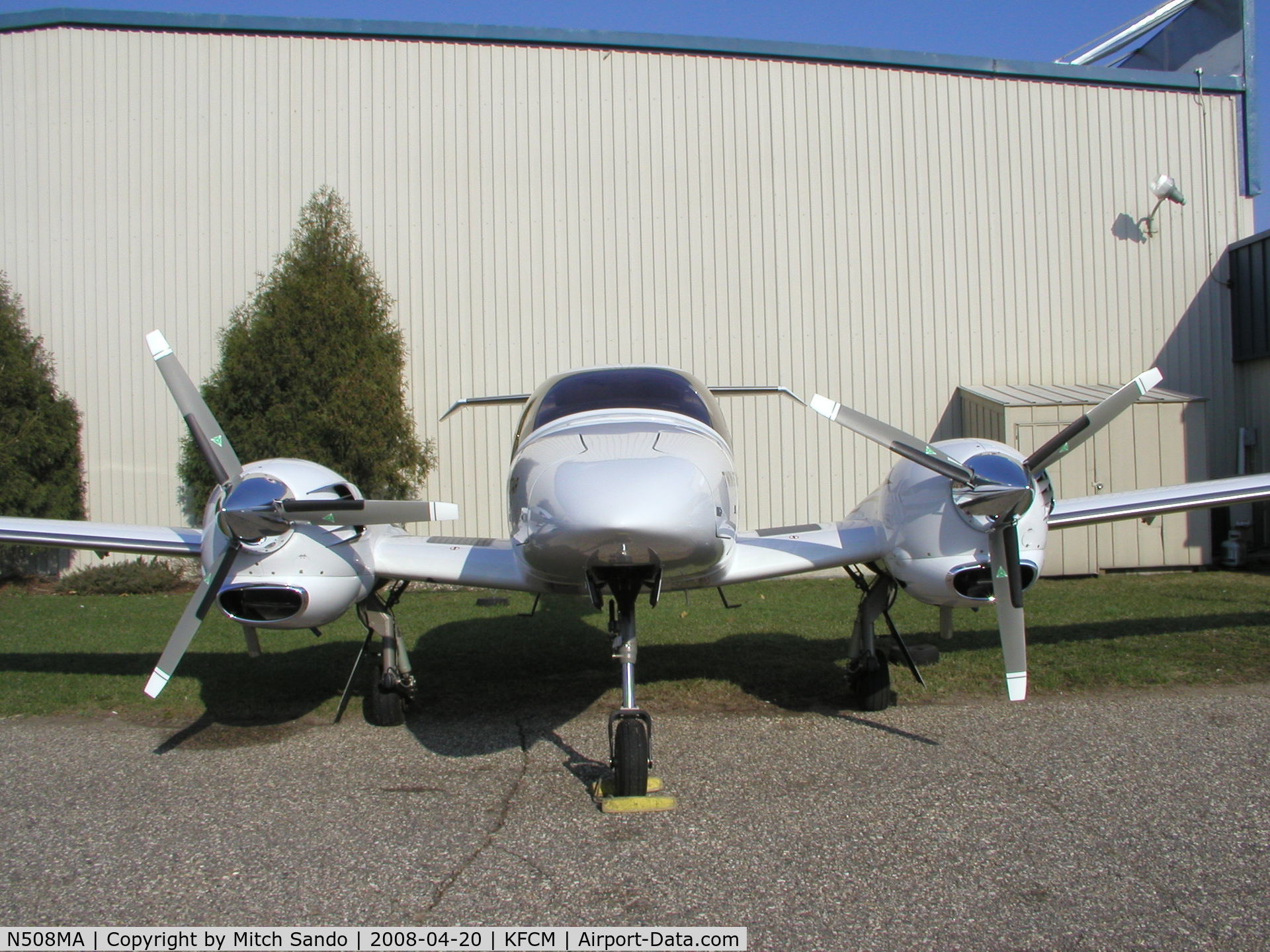 N508MA, 2008 Diamond DA-42 Twin Star C/N 42.AC117, Parked on the ramp at Modern Aero.