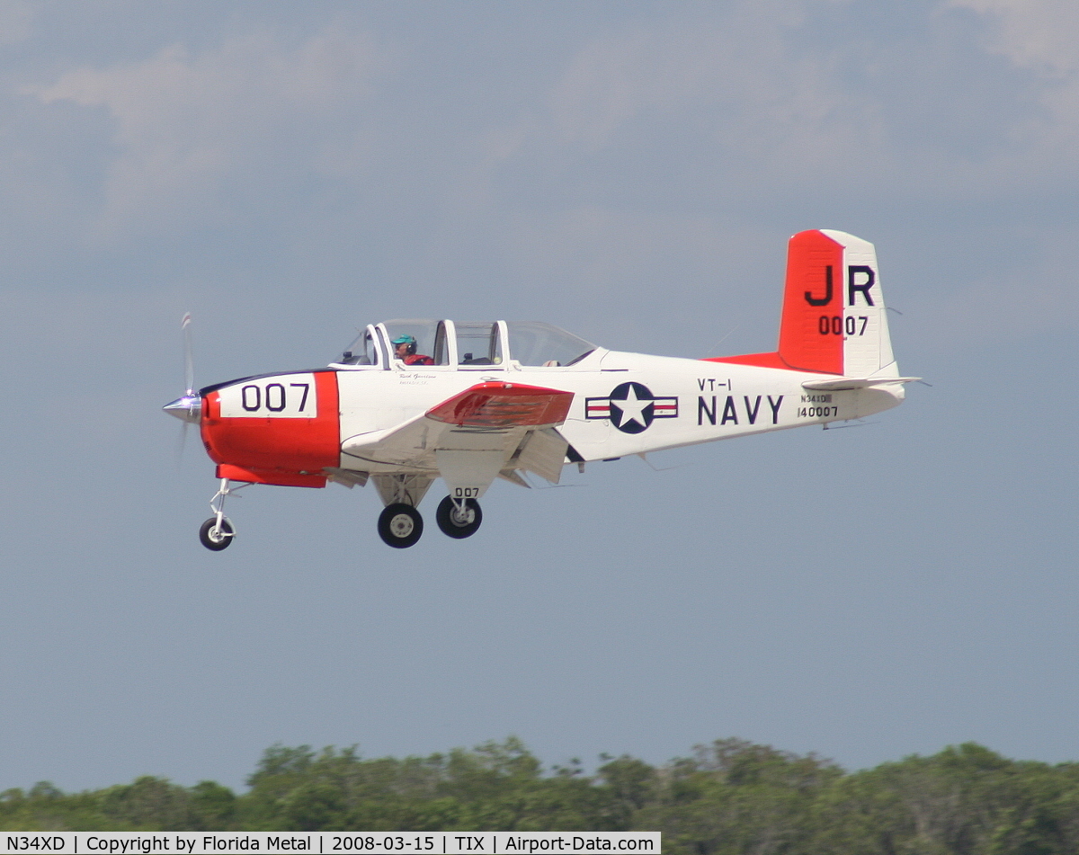 N34XD, 1952 Beech T-34A (A45) Mentor C/N G-25, T-34