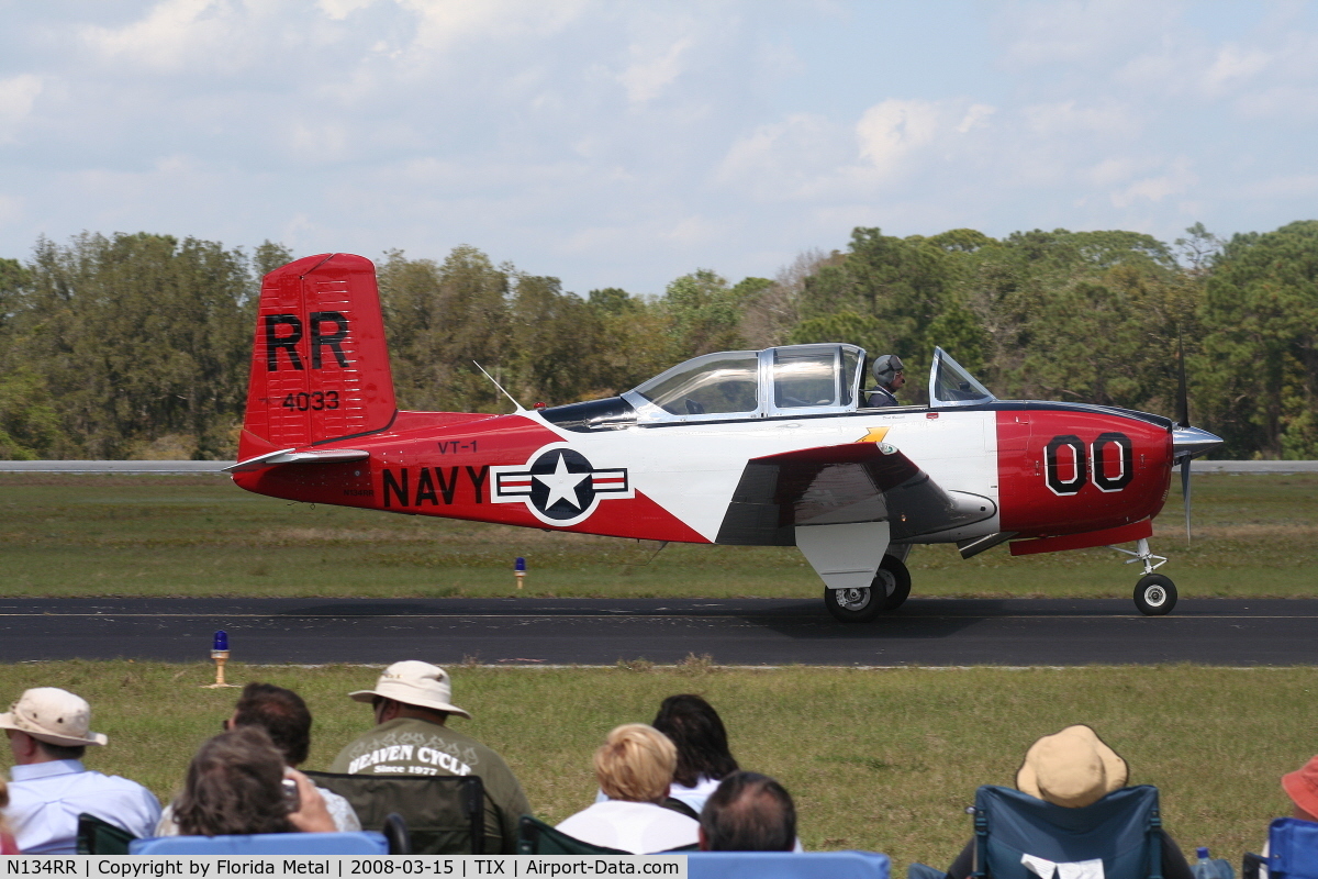 N134RR, 1957 Beech D-45 (T-34B) Mentor C/N BG-340, T-34 Mentor