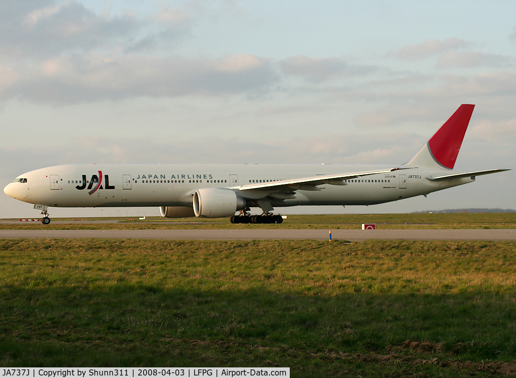 JA737J, 2007 Boeing 777-346/ER C/N 36126, My first long B777 from Japan Airlines :-)