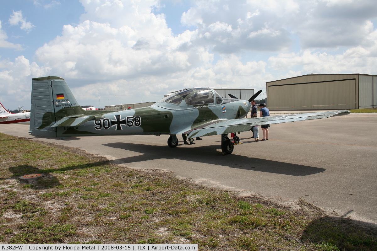 N382FW, 1962 Focke-Wulf FWP-149D C/N 075, FW149