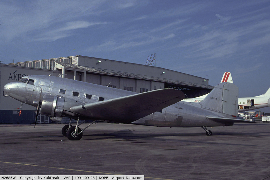 N2685W, Douglas C-47 Dakota 4 C/N 16262/33010, Douglas DC3