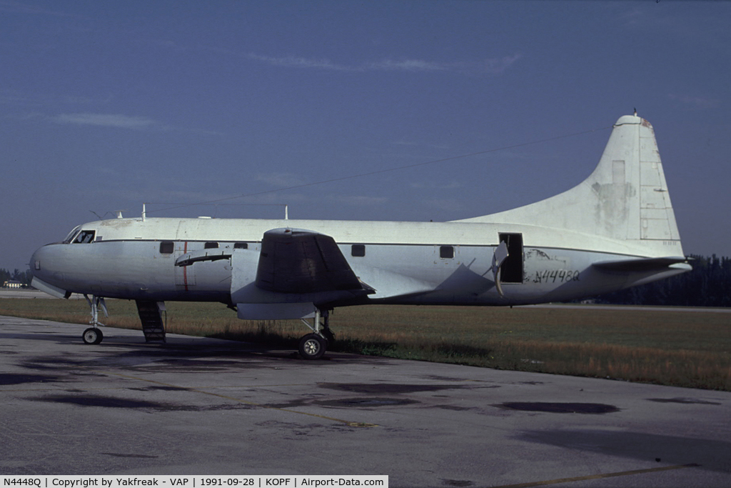 N4448Q, 1953 Convair VT-29D C/N 5205, Convair 240