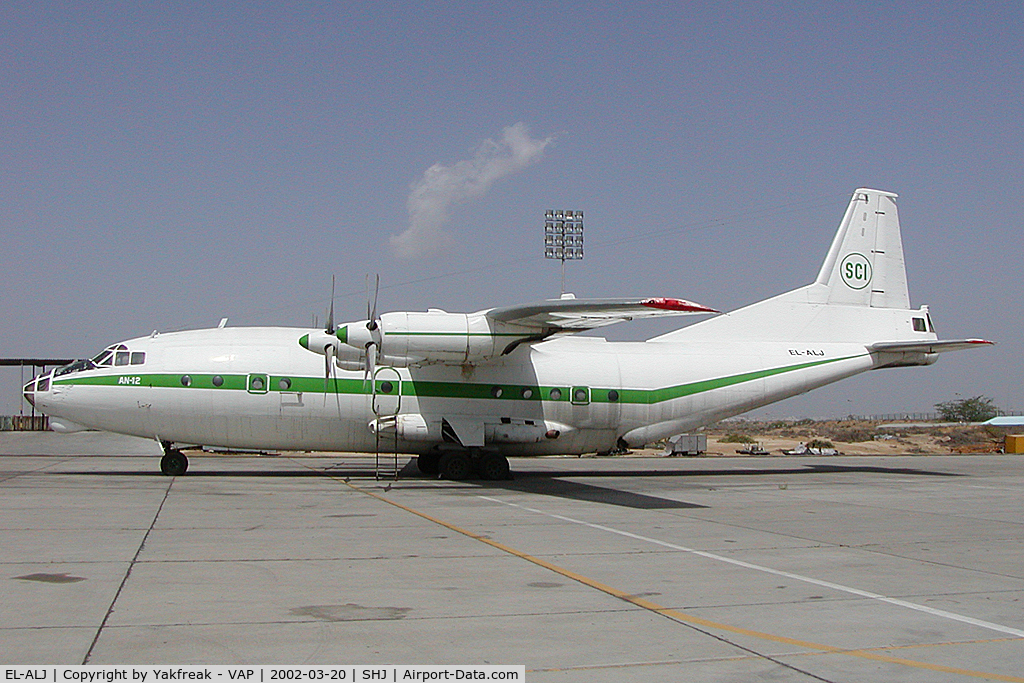 EL-ALJ, Antonov An-12BP C/N 8346202, Santa Cruz Imperial Antonov 12