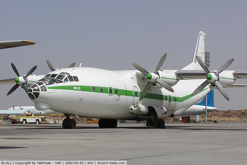 EL-ALJ, Antonov An-12BP C/N 8346202, Santa Cruz Imperial Antonov 12