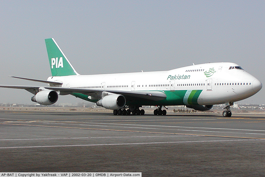 AP-BAT, 1980 Boeing 747-240B C/N 22077, Pakistan Airlines Boeing 747-200