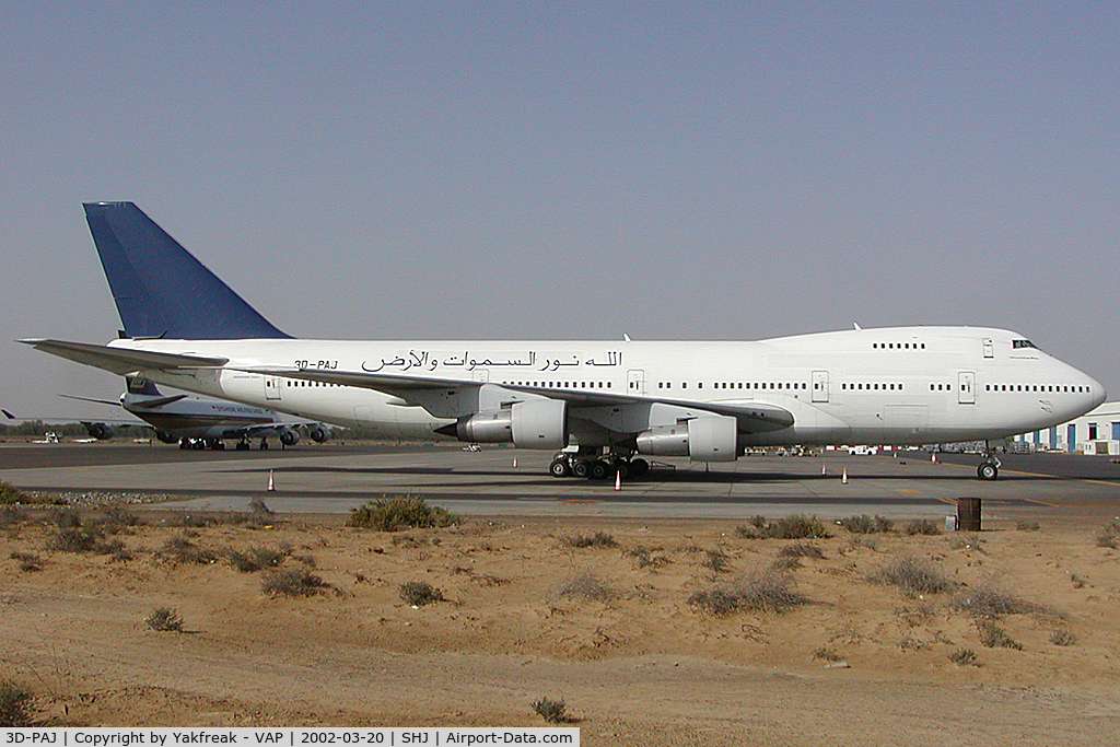 3D-PAJ, 1972 Boeing 747-246B C/N 20504, Gulf Falcon Boeing 747