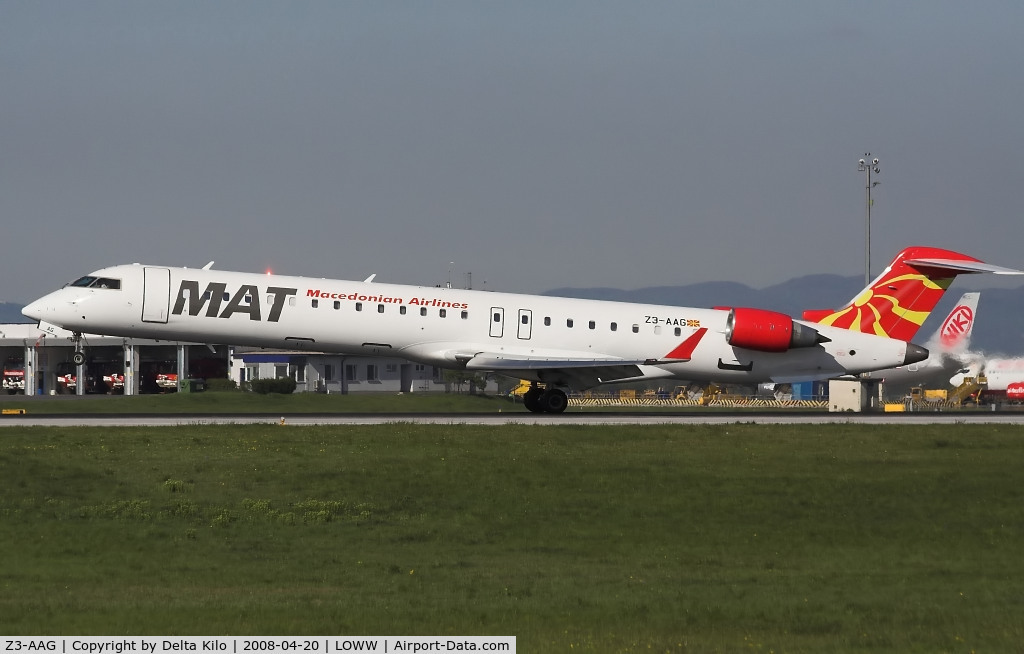 Z3-AAG, 2001 Bombardier CRJ-900LR (CL-600-2D24) C/N 15001, MACEDONIAN AIR