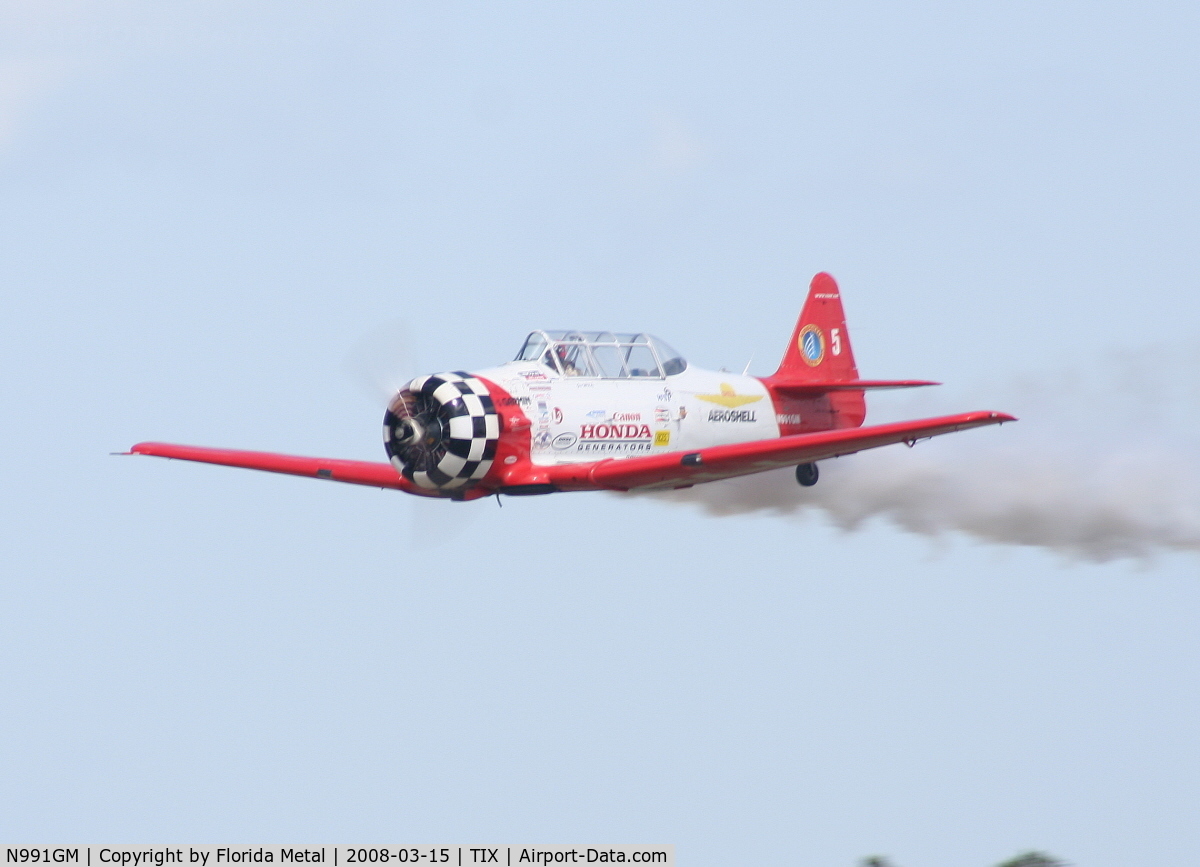 N991GM, 1941 North American AT-6C Texan C/N 88-17575, Aeroshell AT-6