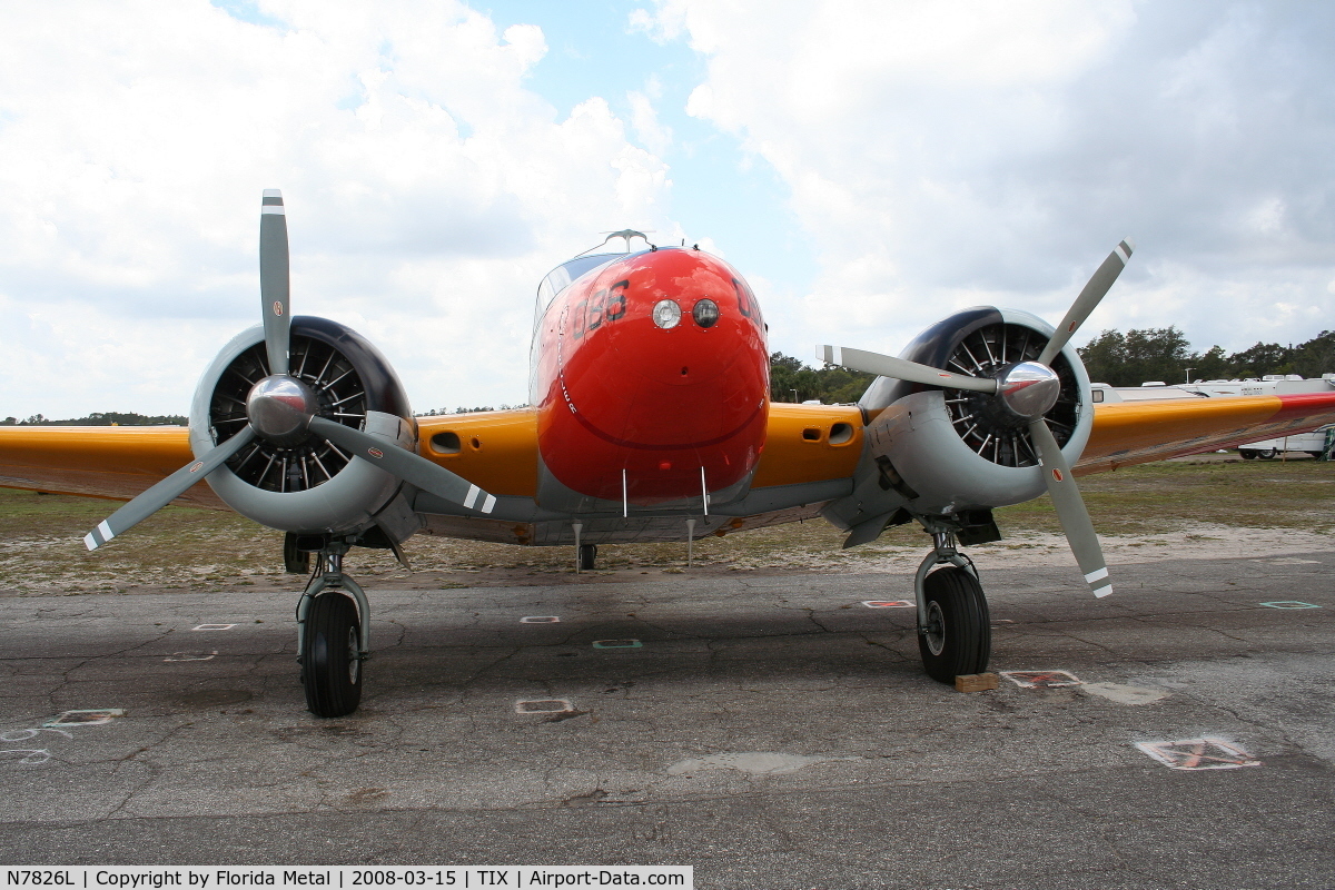 N7826L, 1951 Beech TC-45G C/N AF-86, TC-45G