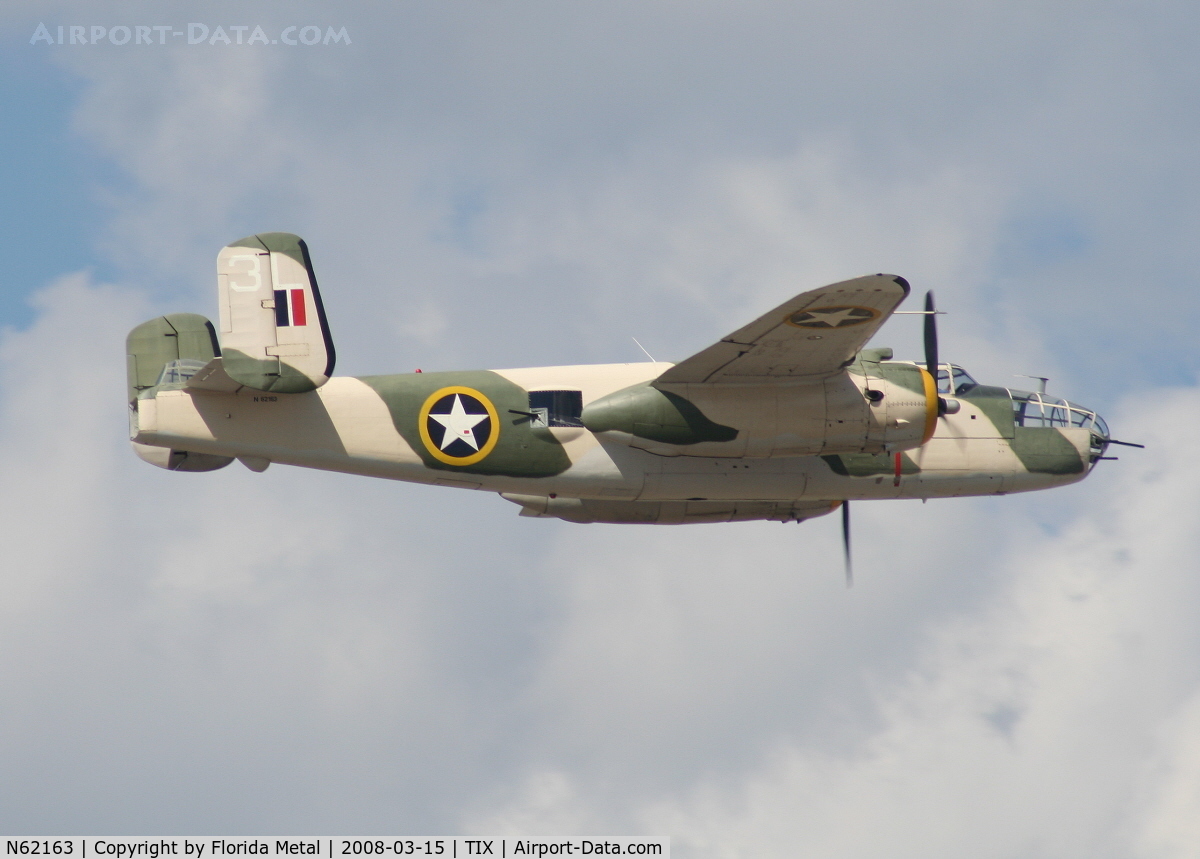 N62163, 1944 North American B-25J Mitchell Mitchell C/N 108-47451, B-25