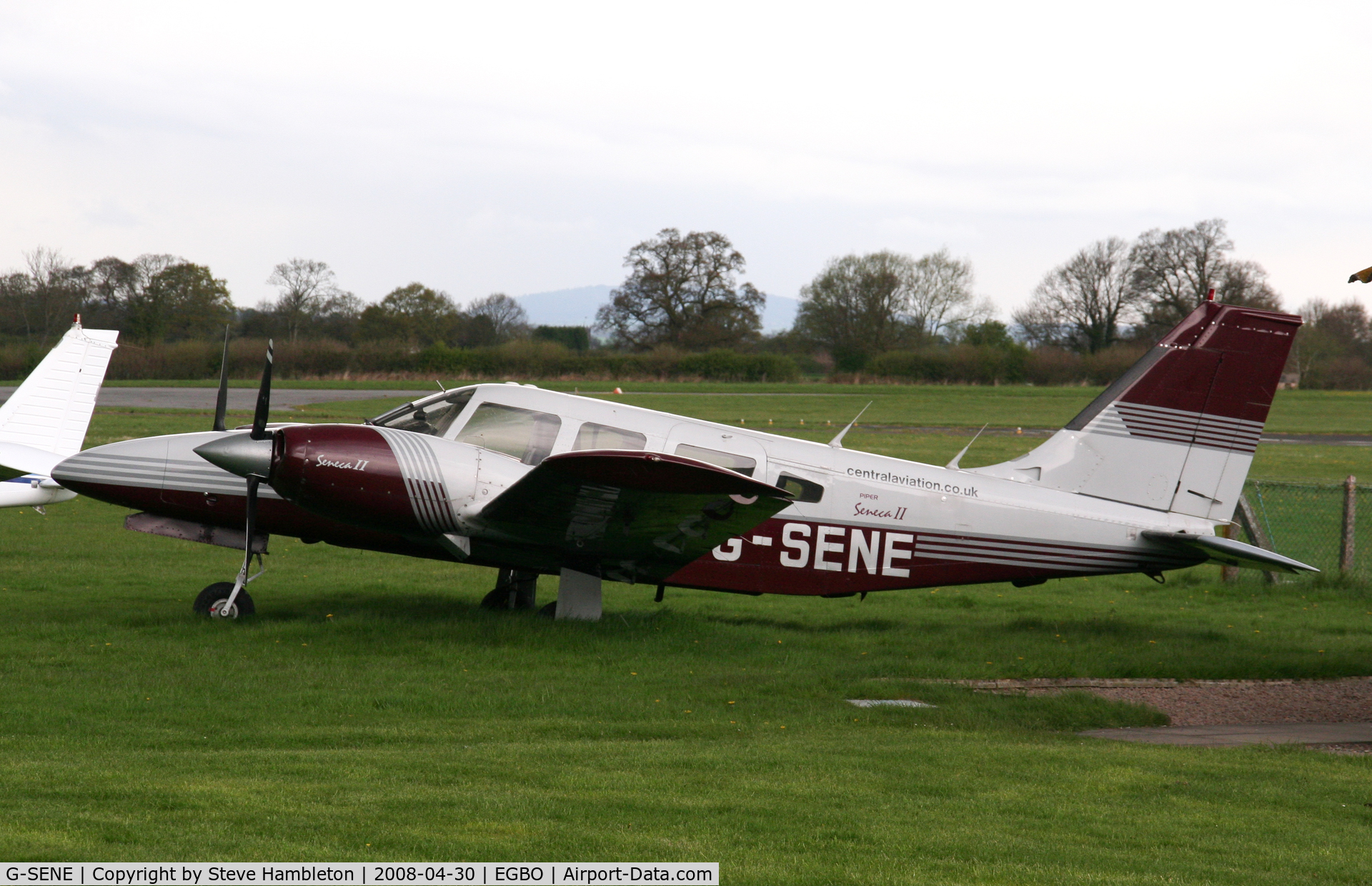 G-SENE, 1980 Piper PA-34-200T Seneca II C/N 34-8170069, At Wolverhampton, Halfpenny Green