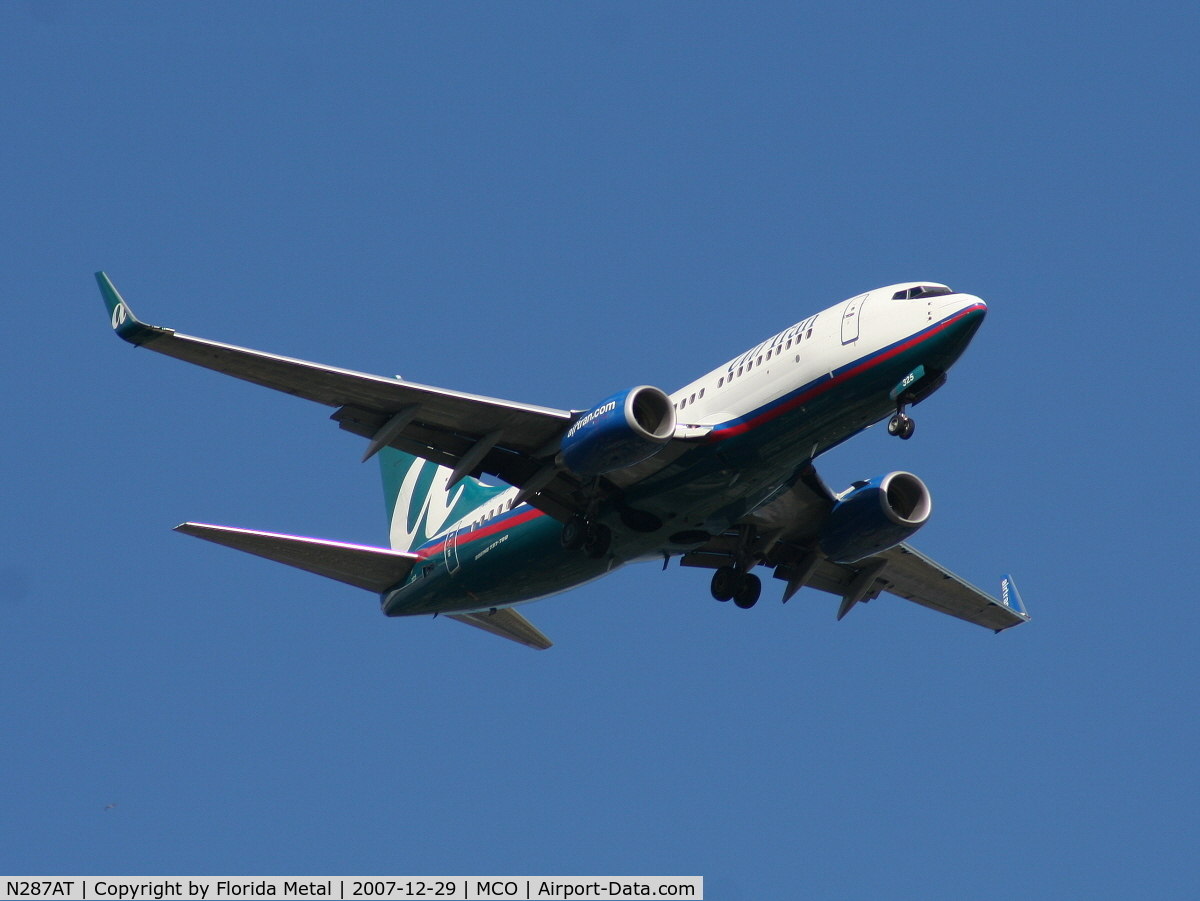 N287AT, 2006 Boeing 737-76N C/N 32671, Air Tran