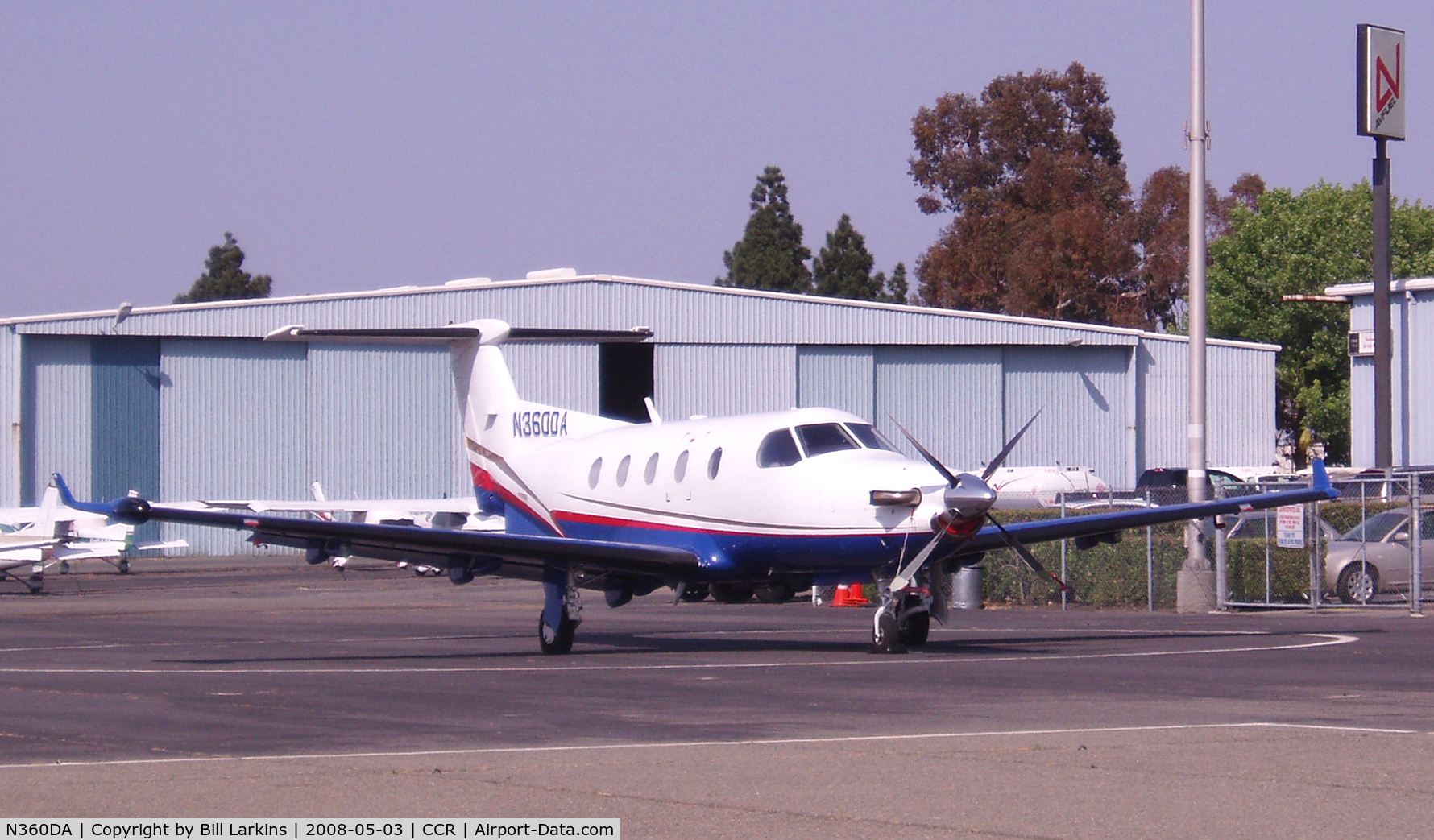 N360DA, 1999 Pilatus PC-12/45 C/N 270, At Pacific States Aviation facility