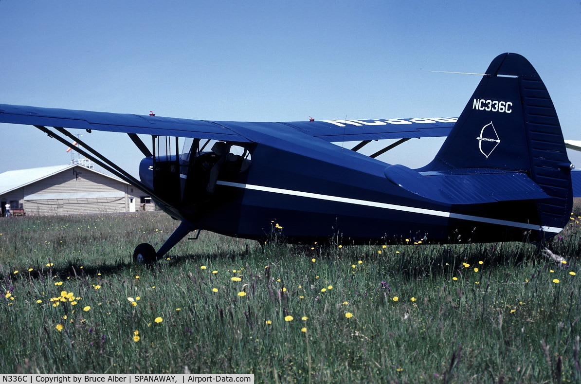 N336C, 1947 Stinson 108-2 Voyager C/N 108-3336, ~1980 my Father owned 336C from 1966-1980ish