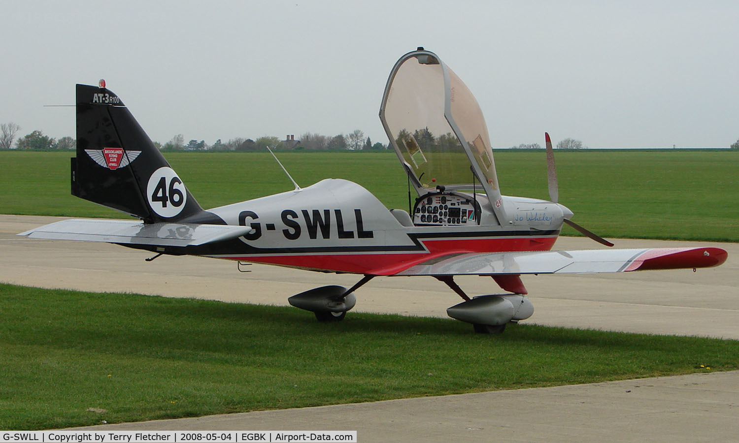 G-SWLL, 2005 Aero AT-3 R100 C/N AT3-012, Polish Training Aircraft is part of the Sywell GA scene on Tiger Moth Fly-in Day in May 2008