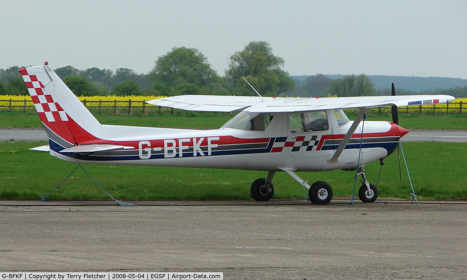 G-BFKF, 1978 Reims FA152 Aerobat C/N 0337, Cessna FA152 at Peterborough Connington