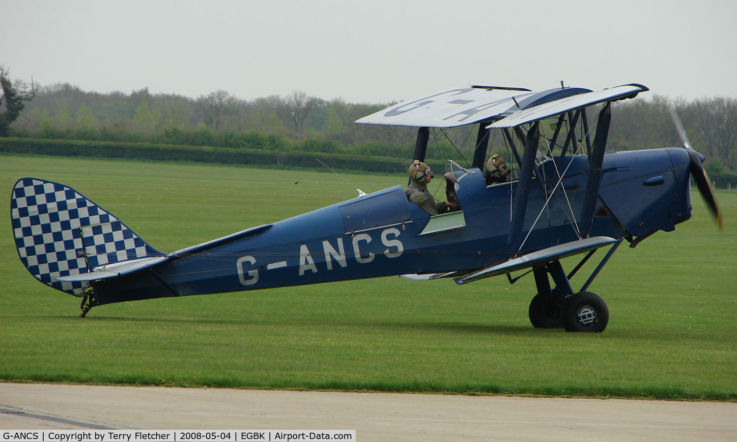 G-ANCS, 1939 De Havilland DH-82A Tiger Moth II C/N 82824, Classic Tiger Moth at Sywell meet in May 2008