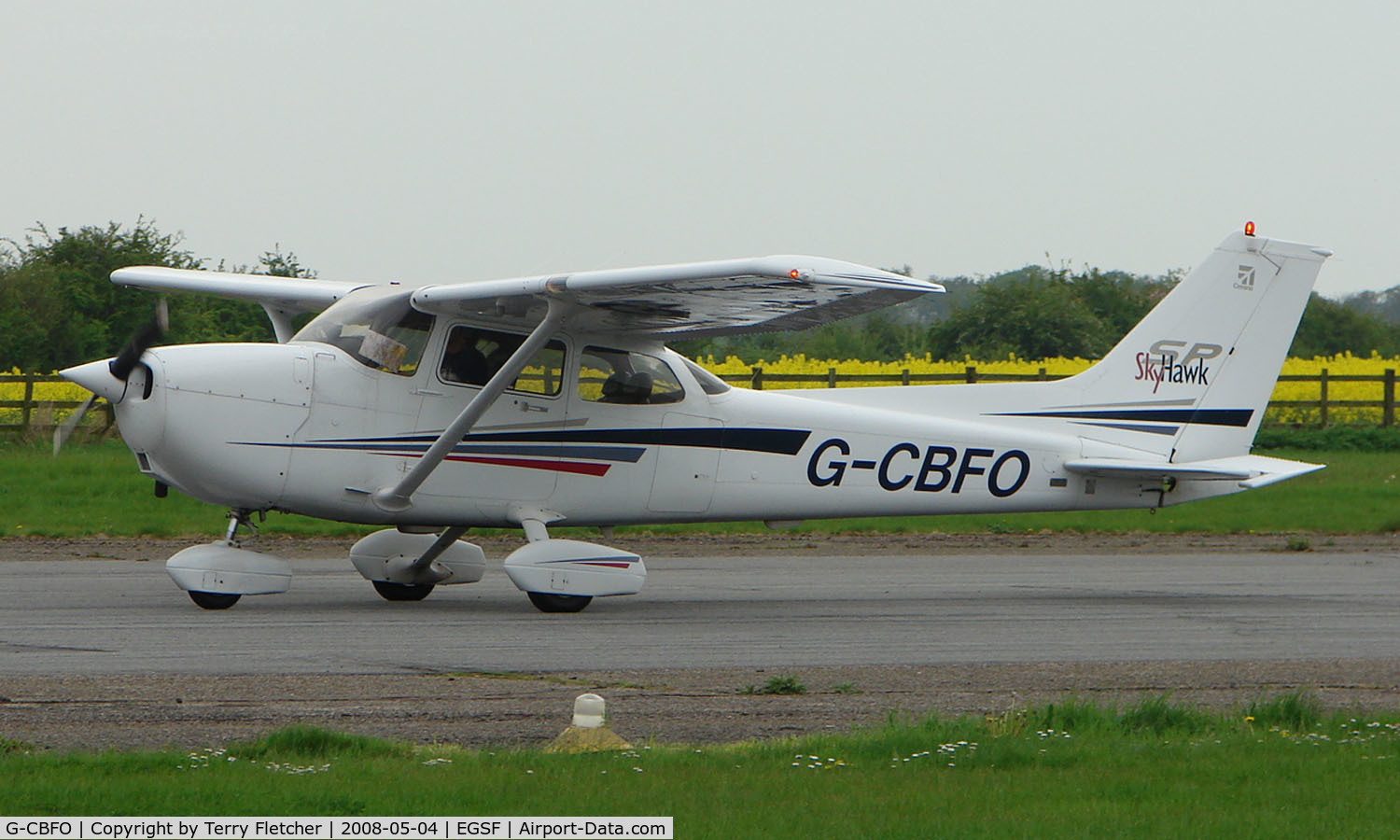 G-CBFO, 2001 Cessna 172S Skyhawk SP C/N 172S8929, Cessna 172S at Peterborough Connington
