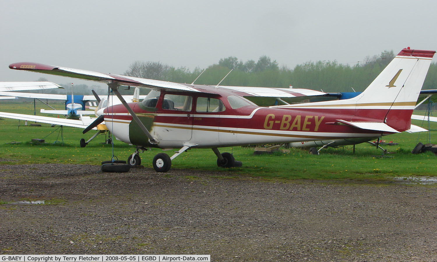 G-BAEY, 1972 Reims F172M Skyhawk Skyhawk C/N 0915, Cessna F172M at Derby Eggington