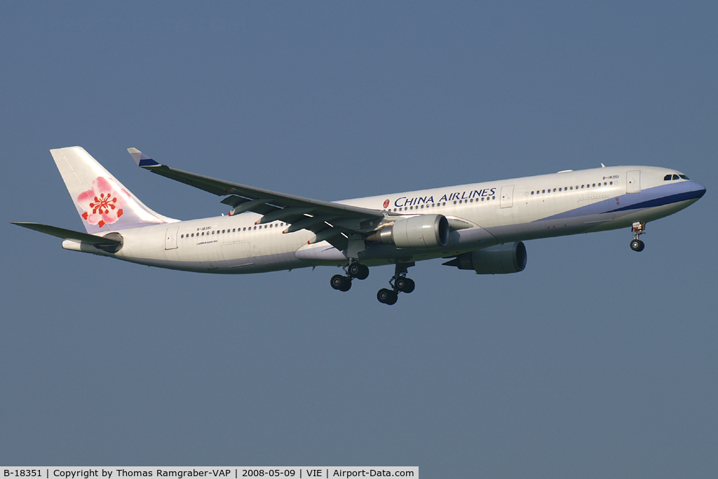 B-18351, 2006 Airbus A330-302 C/N 725, China Airlines Airbus A330-300