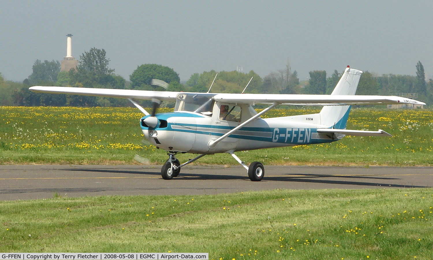 G-FFEN, 1975 Reims F150M C/N 1204, Cessna 150 about to start afternoon circuits