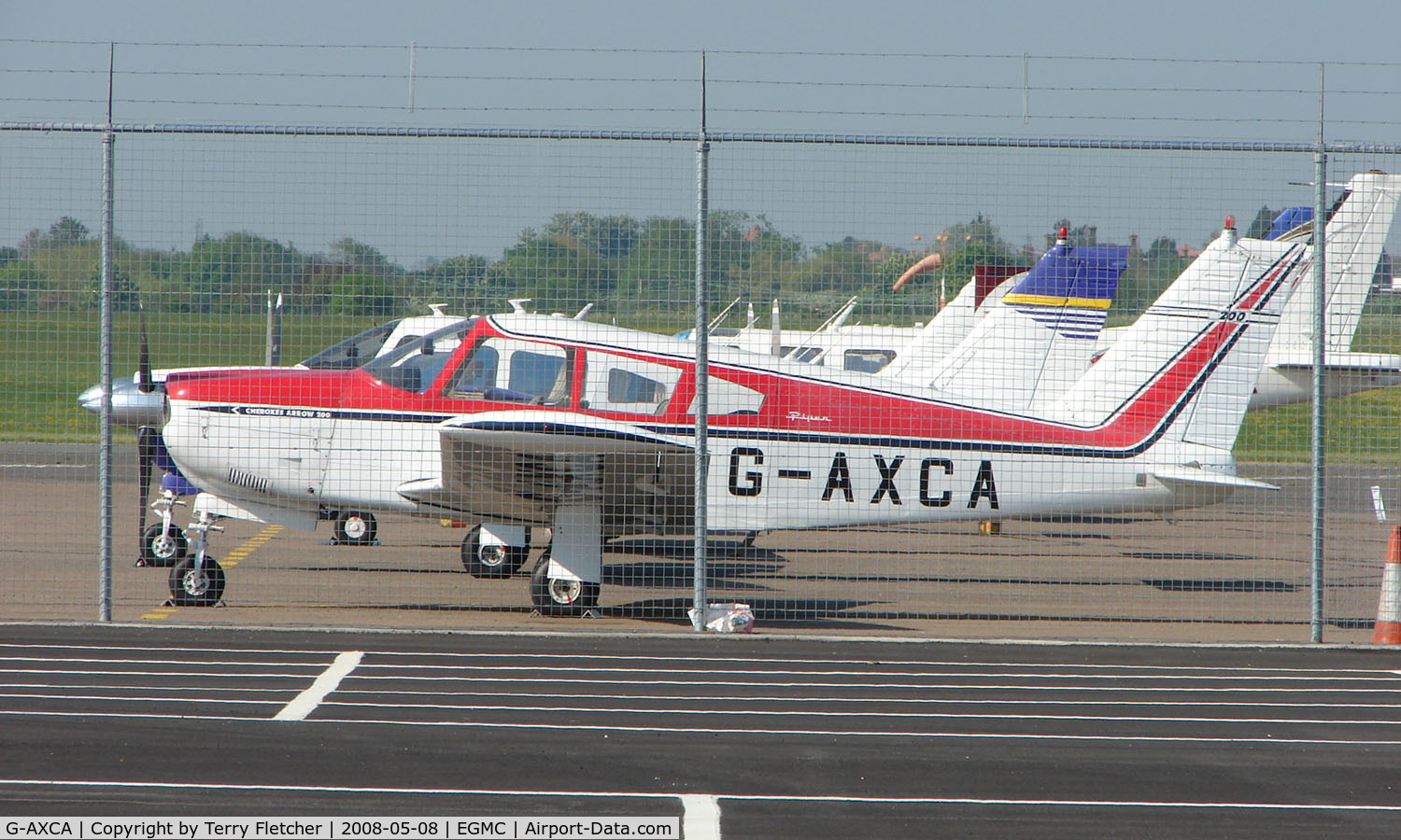 G-AXCA, 1969 Piper PA-28R-200 Cherokee Arrow C/N 28R-35053, Part of the GA Scene at Southend