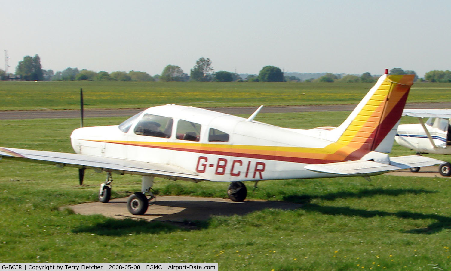 G-BCIR, 1974 Piper PA-28-151 Cherokee Warrior C/N 28-7415401, Part of the GA Scene at Southend