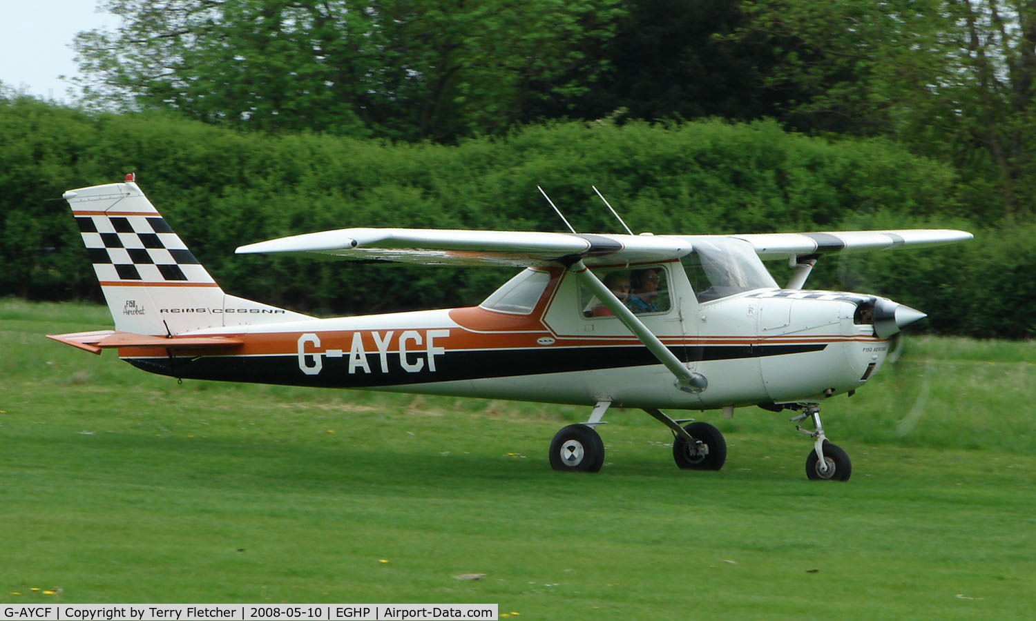 G-AYCF, 1970 Reims FA150K Aerobat C/N 0055, A very pleasant general Aviation day at Popham in rural UK