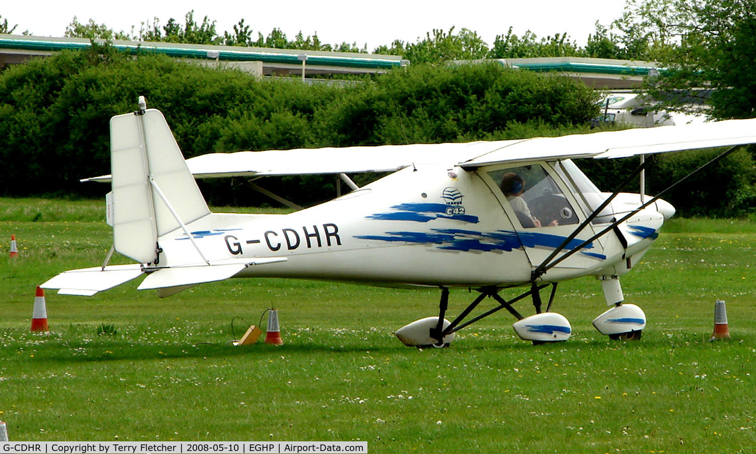 G-CDHR, 2005 Comco Ikarus C42 FB80 C/N 0502-6652, A very pleasant general Aviation day at Popham in rural UK