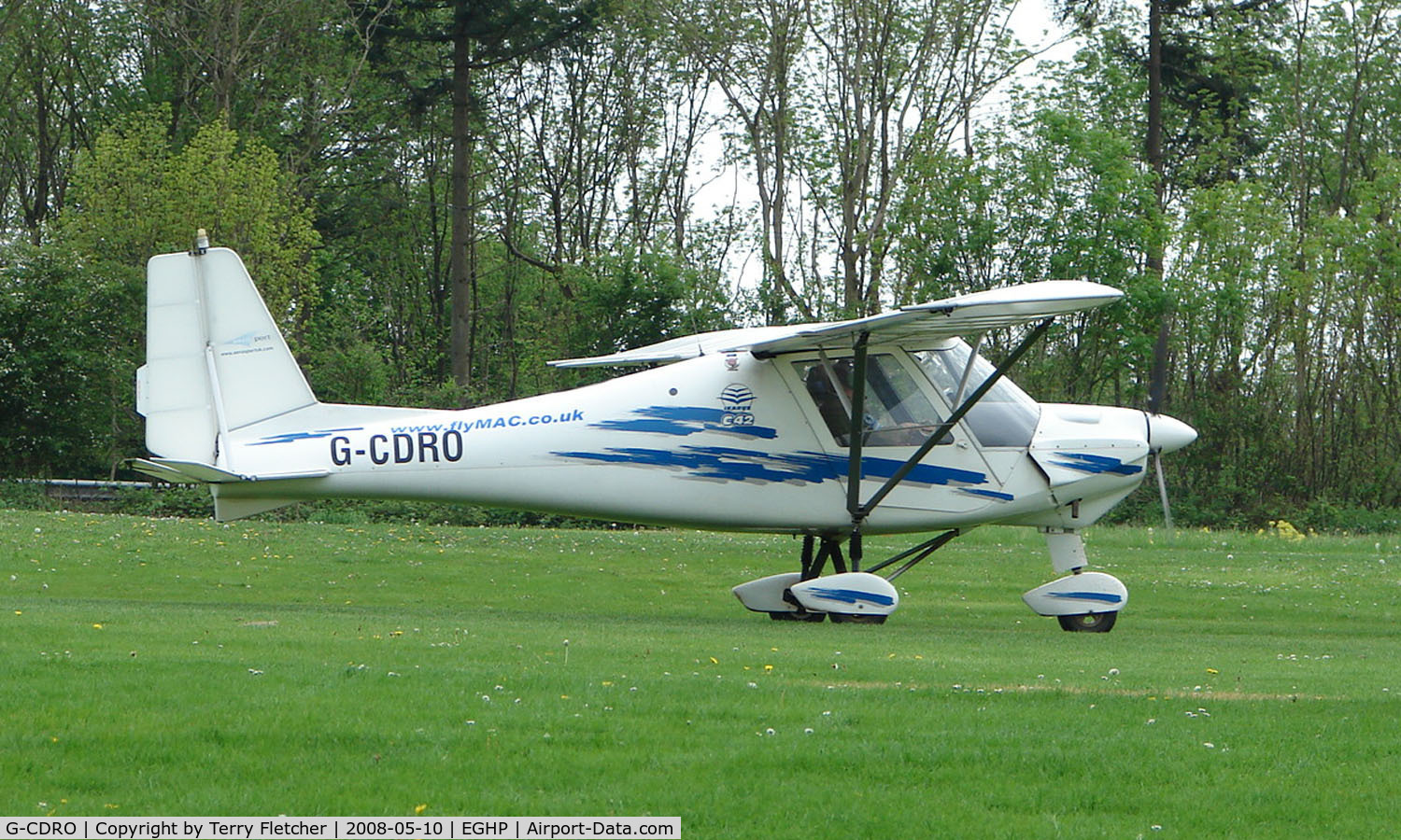 G-CDRO, 2005 Comco Ikarus C42 FB80 C/N 0507-6750, A very pleasant general Aviation day at Popham in rural UK