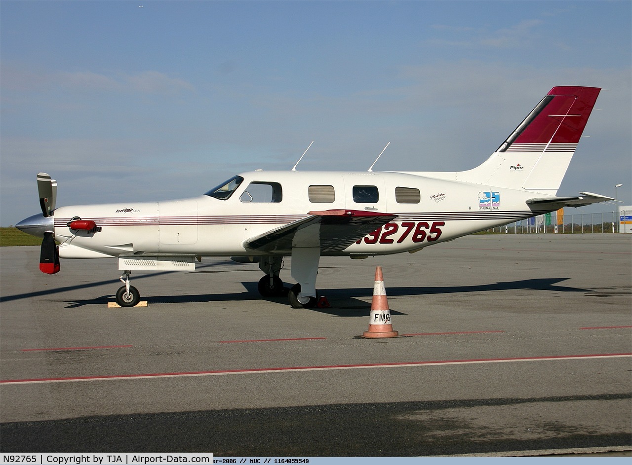 N92765, 1996 Piper PA-46-350P Malibu Mirage C/N 4636070, Converted PA46 - Turboprop